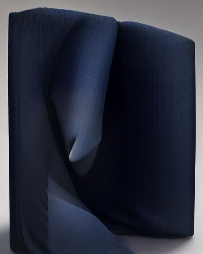 Midnight Navy unstitched suit fabric
